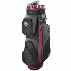 WILSON STAFF 2023 I-LOCK III GOLF CART BAG – BLACK / RED