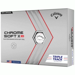 CALLAWAY 2023 CHROME SOFT X-LS TRIPLE TRACK GOLF BALLS β WHITE