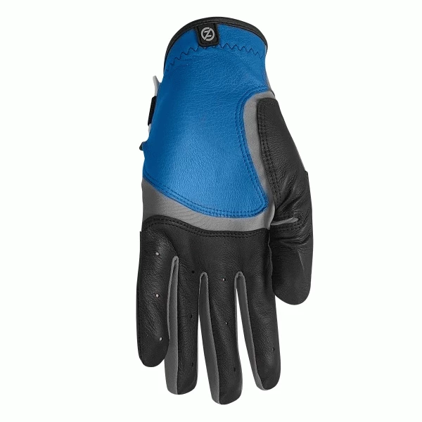 ZERO FRICTION ONE SIZE FITS ALL XTREME CABRETTA GOLF GLOVES – BLACK / BLUE 2 ZERO FRICTION ONE SIZE FITS ALL XTREME CABRETTA GOLF GLOVES – BLACK / BLUE - Image 2