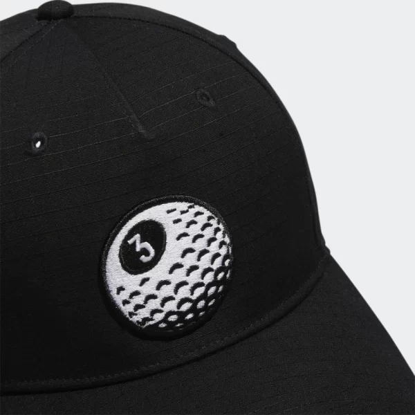 ADIDAS BALLER GOLF CAP – BLACK – ONE SIZE FITS MOST 4 ADIDAS BALLER GOLF CAP – BLACK – ONE SIZE FITS MOST - Image 4