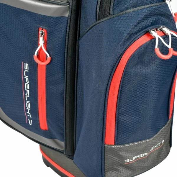 MASTERS 7 SERIES CART TROLLEY BAG – NAVY / RED 4 MASTERS 7 SERIES CART TROLLEY BAG – NAVY / RED - Image 4