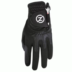 ZERO FRICTION ONE SIZE FITS ALL ELITE CABRETTA GOLF GLOVE – BLACK