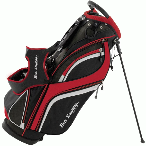BEN SAYERS DLX 14 WAY GOLF STAND CARRY BAG – RED 1 BEN SAYERS DLX 14 WAY GOLF STAND CARRY BAG – RED
