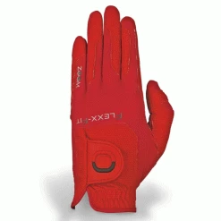 ZOOM FLEX FIT GOLF GLOVE – RED
